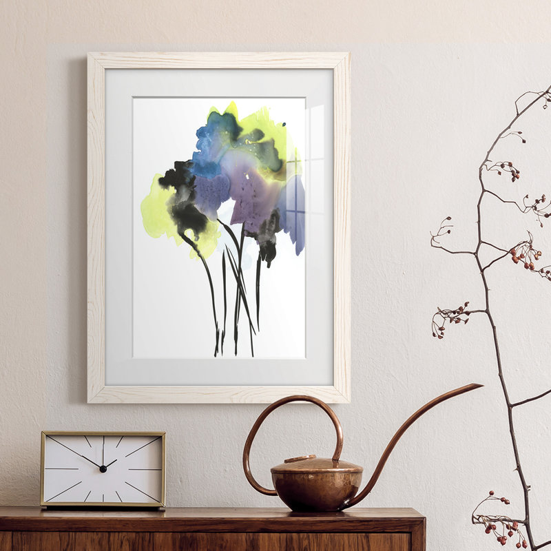 " Nature's Bouquet II ", White, 20" H x 17" W x 1" D