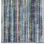 Tapis intérieur / extérieur en polyester abstrait tissé à plat en mauve / bleu-1838694235