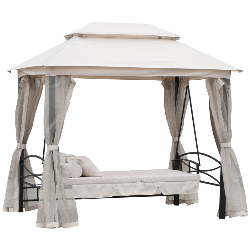 3 Person Porch Swing with Canopy