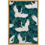 «Goose Illusion Tropical Green Modern Decor», impression sur toile encadrée-109881887-109881888