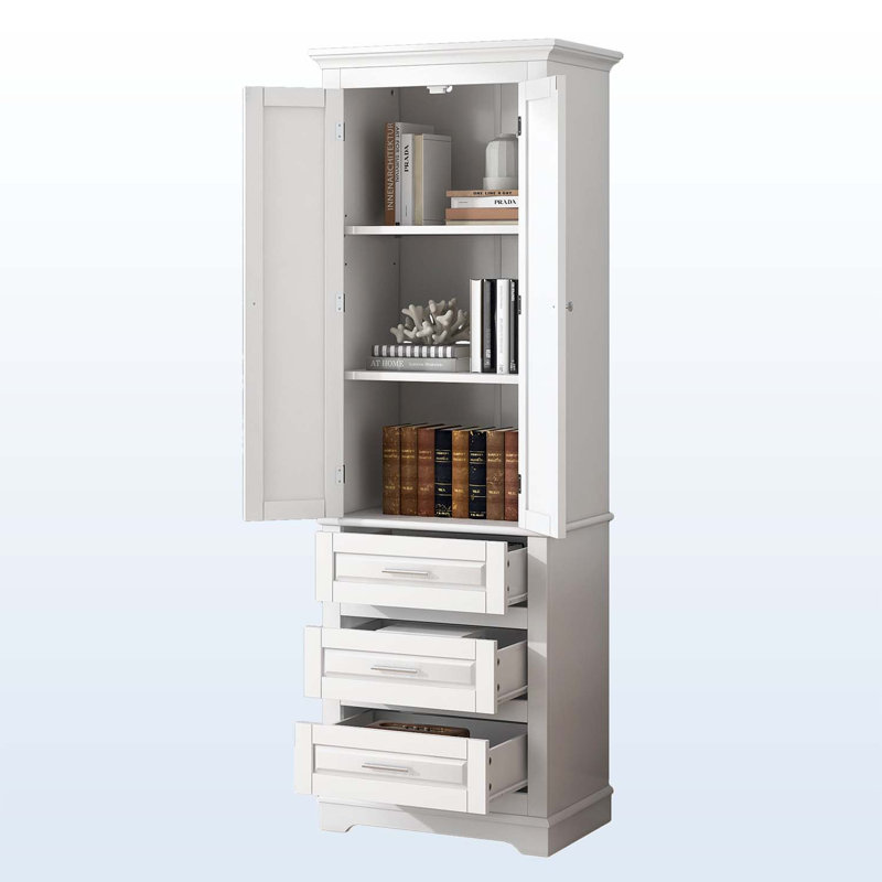 Mensaidas Storage Bookcase, White