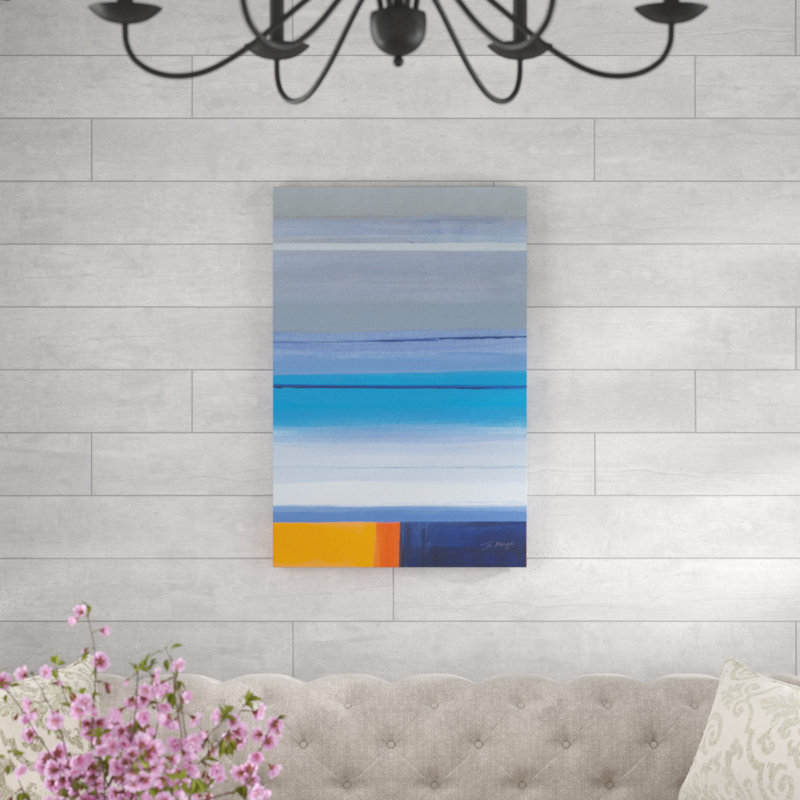 Sight Lines 1 Piece Wrapped Canvas Painting, 91cm H x 61cm W