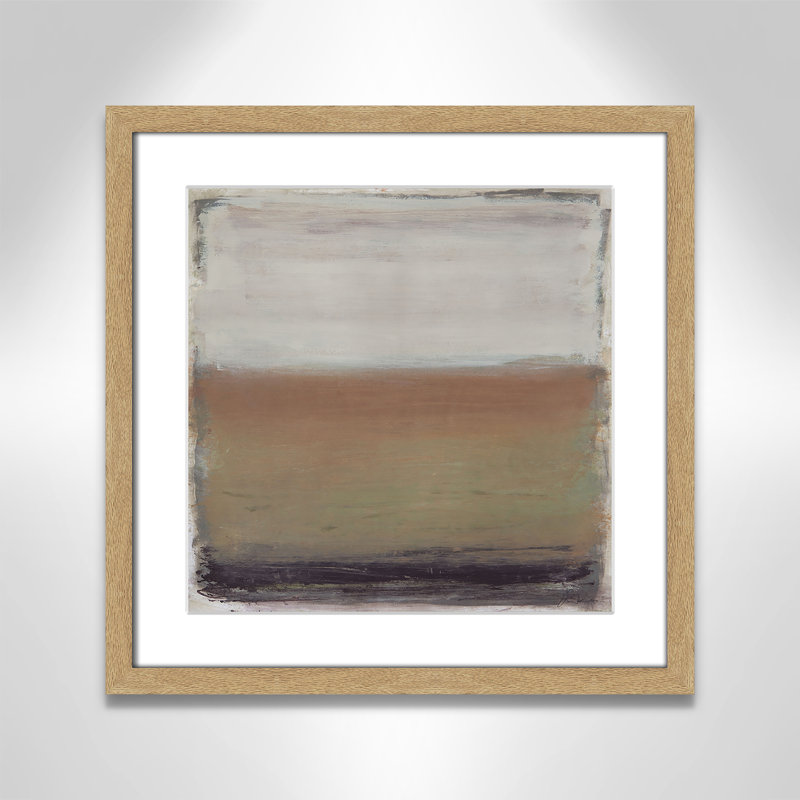 «Arizona Print» par Casa Fine Arts, H 17 po x l 17 po x P 1,25 po, Impression encadrée naturelle avec passe-partout