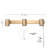22.25'' 3 -Light Fixed Track Track Kit with Adjustable Head-73823240-73823241