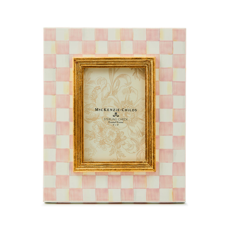 Rosy Check Frame, 4" x 6"
