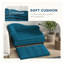 Canapé-lit surélevé PawHut pour animaux de compagnie avec rangement dissimulé et coussin rembourré, pour chiens de petite et moyenne taille, bleu foncé