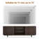 Rectangular TV Stand for TVs up to 75" with Open Shelf
