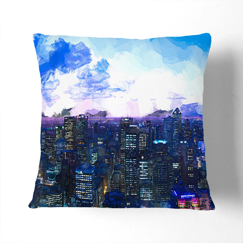 Square Throw Cushion, Black, 40cm H x 40cm W x 15cm D