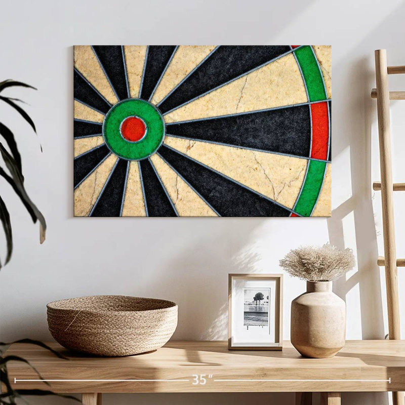 Jeu de fléchettes rustique Senne, H 16 po x l 24 po