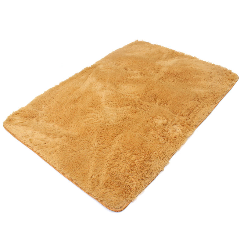 Tapis poils longs kaki area Ghaleb