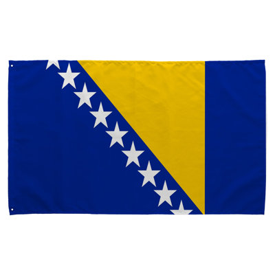 Drapeau de la Bosnie-Herzégovine — Drapeau