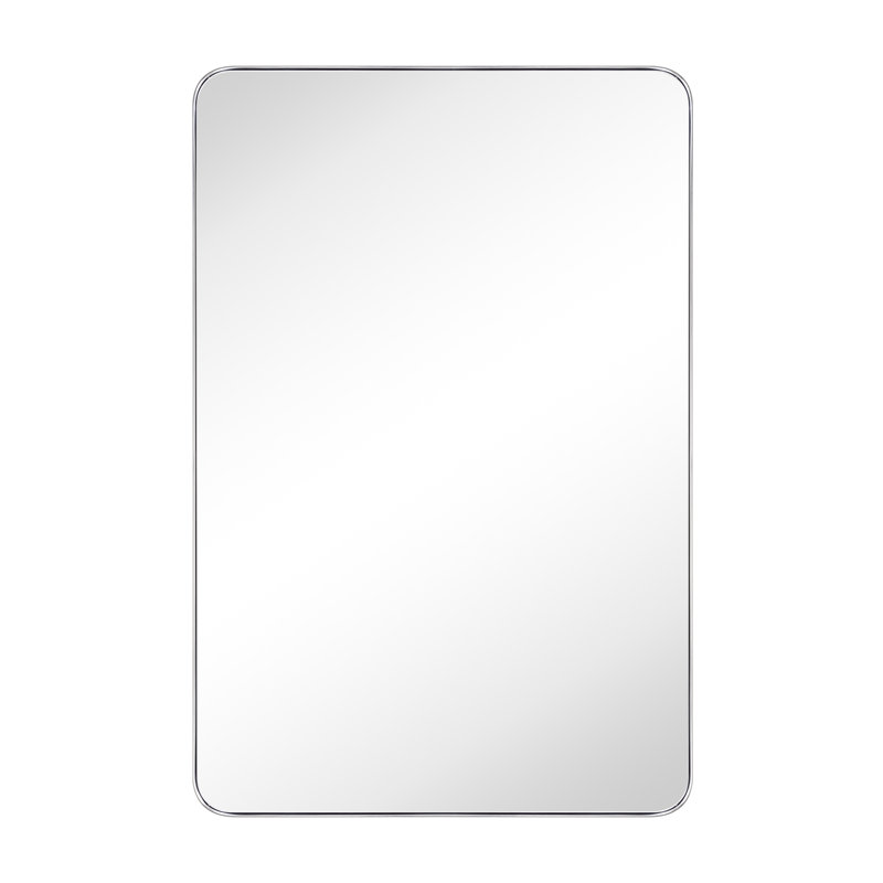 Miroir de salle de bain Kengston, 30 po x 20 po, Nickel poli