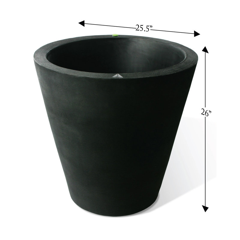 Barbara Handmade Pot Planter, Black