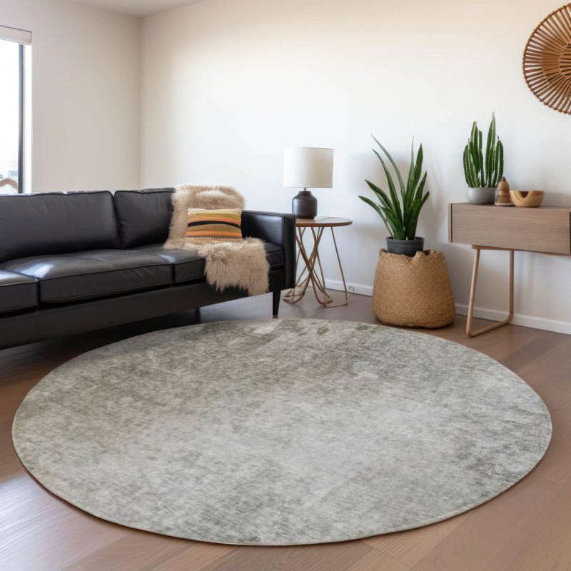 Tapis intérieur / extérieur Additri avec envers antidérapant, Rond 8 pi