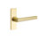 Stuttgart Round Passage (Hall & Closet) Door Lever with Rectangle Rosette