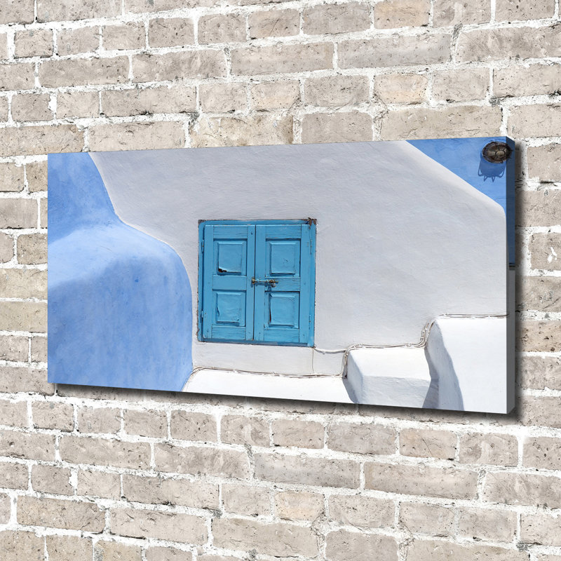 Santorini Greece - Wrapped Canvas Print