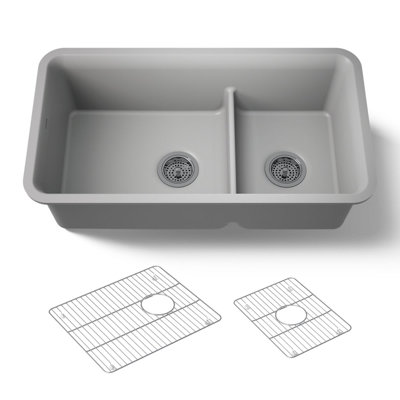 Cairn Smart Divide 33-1/2" Undermount Kitchen Sink