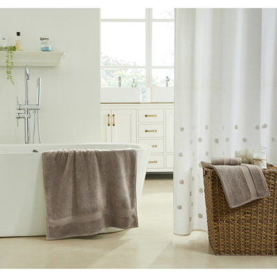 Splash 100% Cotton Zero Twist Towel Set, Bath Towels, Hand Towels & Washcloths, 550 GSM Soft Absorbent Towels for Bathroom, Spa & Daily Use, OEKO-TEX Certified, 5 Pack, Beige