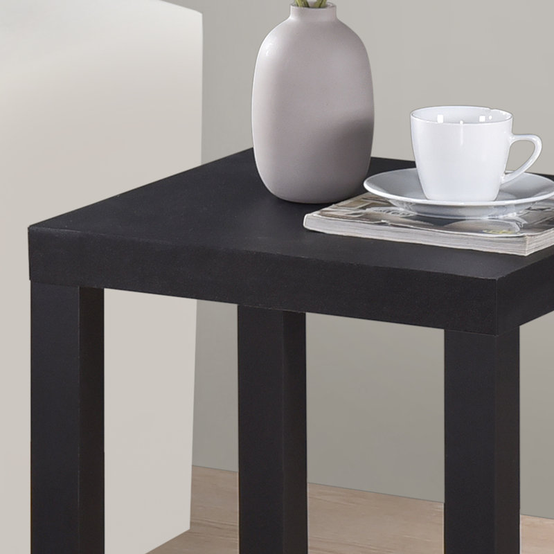 Table de bout moderne Parsons, Noir