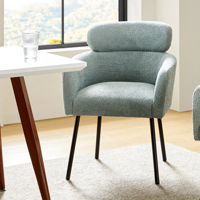 Turgeon Boucle Dining Chair With Adjustment Feet