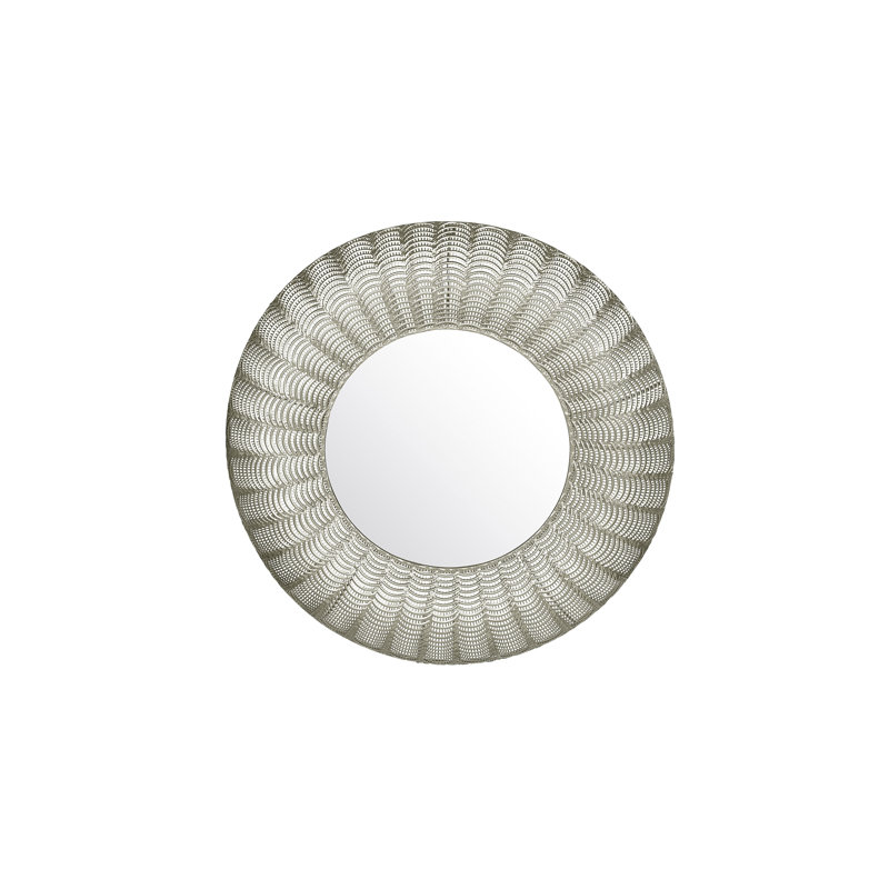 Millican Metal Flat Wall Mirror, Silver