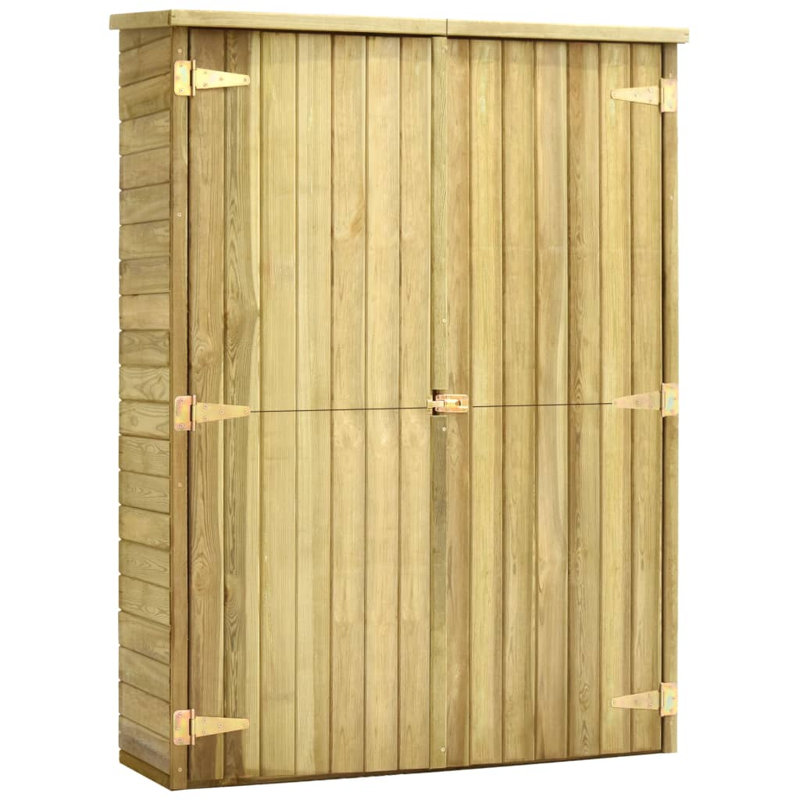 Garden Tool Shed 123x50x171 cm Impregnated Pinewood