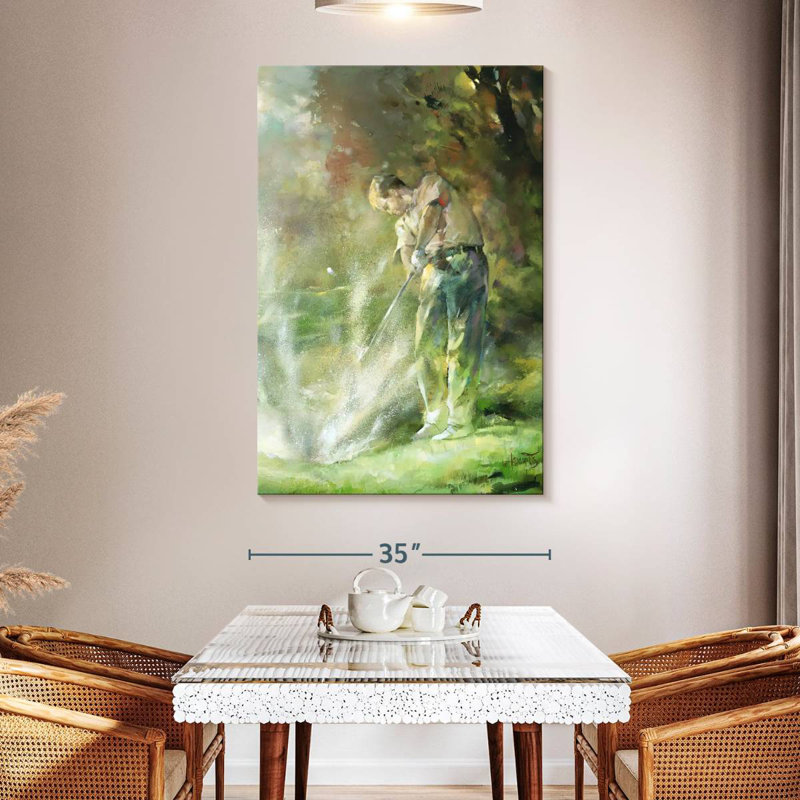 Sireci A Perfect Strike, 51" H x 34" W