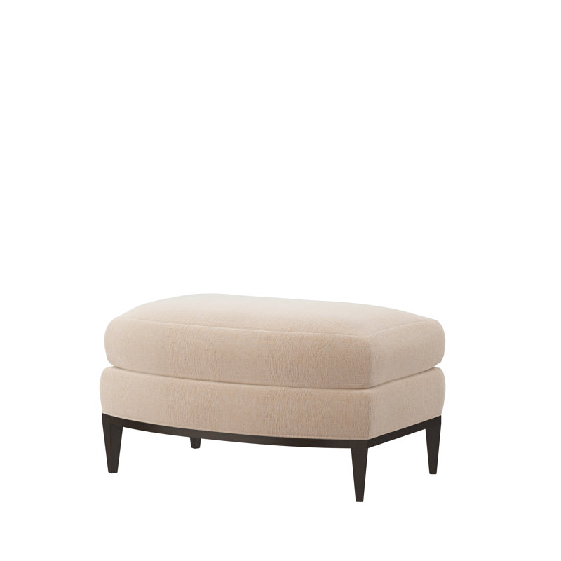 Riley Upholstered Ottoman, Espresso, Page Oyster (Performance fabric) 1355-92