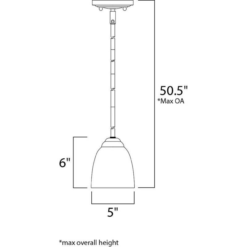 Callimont 1 - Light Single Pendant, Satin Nickel