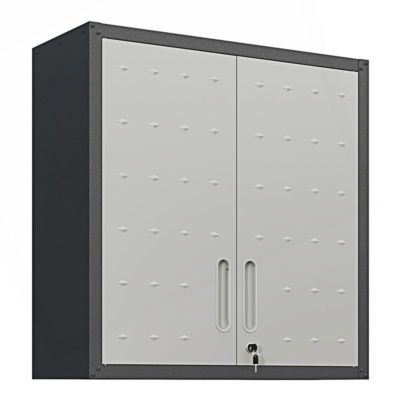 Armoire de rangement murale à outils avec porte verrouillable, armoire d'appoint