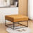 Cattibrie Leather Upholstered Square Ottoman-1863847705