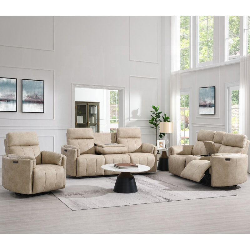 Elison Power Motion Living Room Sofa Set