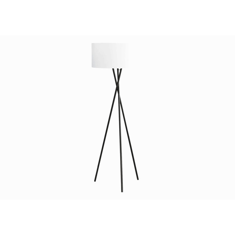 Lampe trépied 62 po, Noir