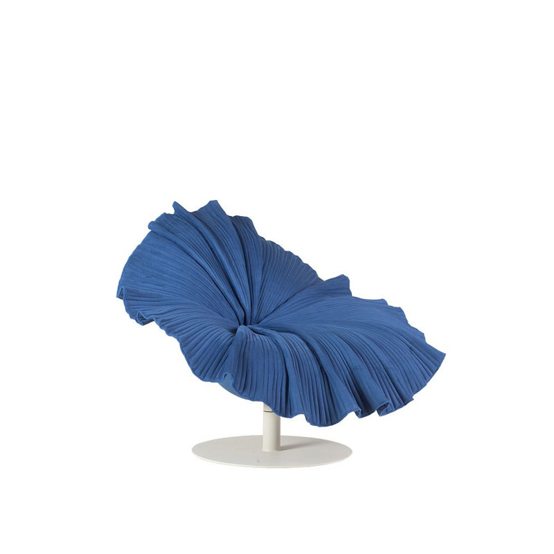 Bloom Chair, Cobalt Blue, White