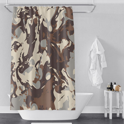 Obermuller Abstract Shower Curtain