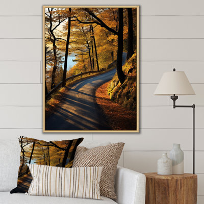 " Gateway Autumn Road Into The Forest II "