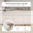 Beige Wicker Double Armrest Single Sofa-116836059