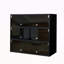 Armoire de rangement pour chaussures avec porte en verre