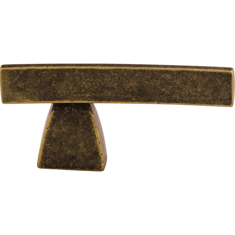Arched Bar Knob, German Bronze, 2 1/2" Knob Length