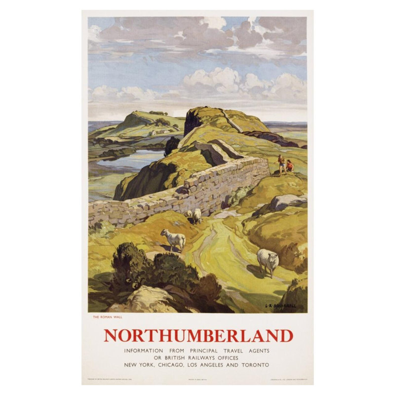 «Northumberland» par Leonard Russell Squirrell - estampe numérique, H 40 po x l 32 po