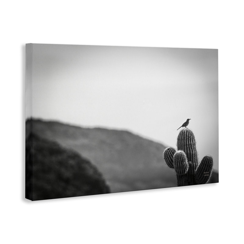Art mural sur toile, "On garde et oiseau" par Wild Apple, H 20 po x l 30 po