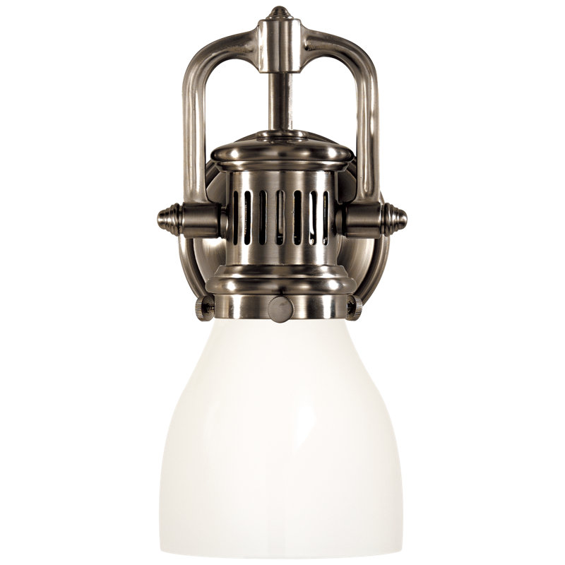 Chapman & Myers Yoke Suspended Sconce, Bronze