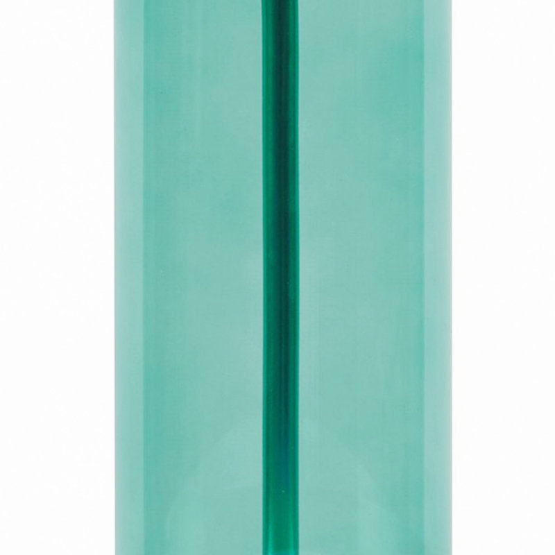 Lampe de table en verre, Bleu