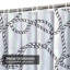 Rideau de douche sans couture avec 12 crochets-1720610810