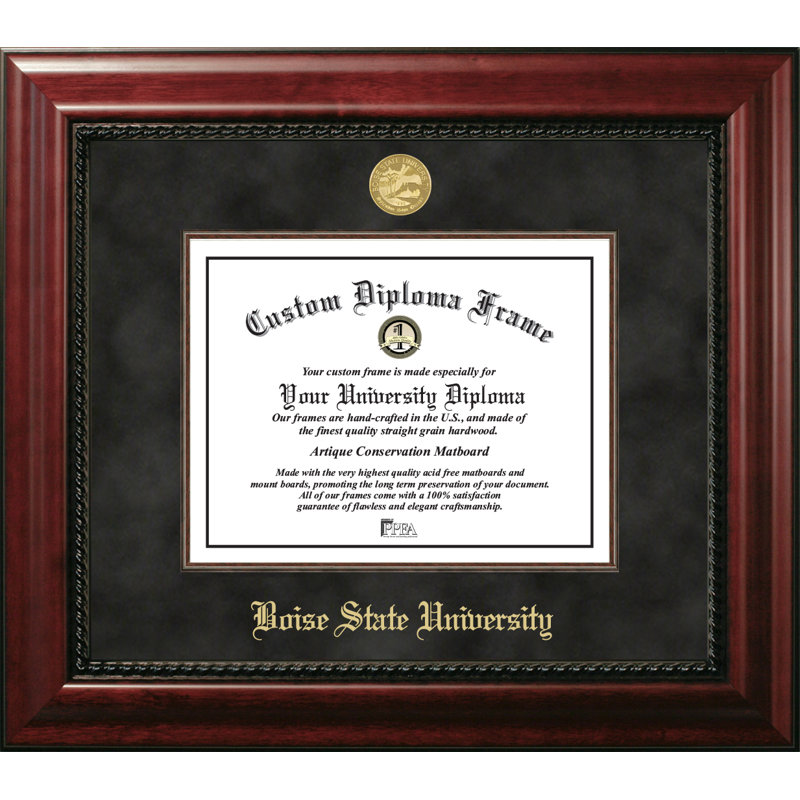 Boise State University Executive Diploma Picture Frame, 188.75" H x 17.5" W x 20" D
