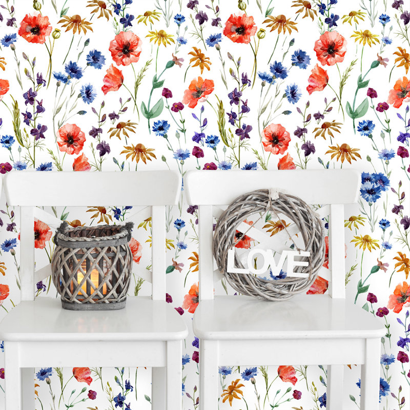 Bonney Peel & Stick Floral Roll