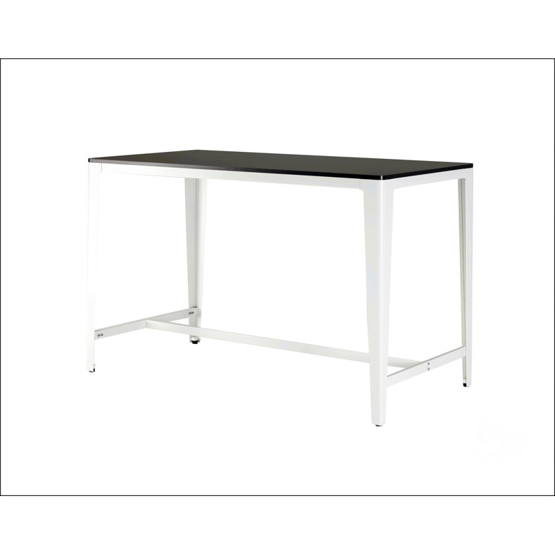 Table de style campagnard minimaliste à hauteur de comptoir