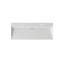 Surface solide de 48 po Basin, couleur blanc mat