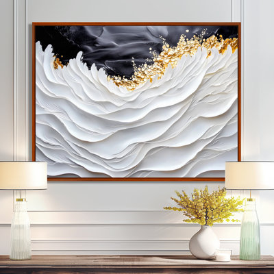 «White Abstract Fractal Spectrum Of Serenity I», reproduction d'art côtier