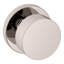 5055 Knob with 5046 Rose, Passage, in Lifetime (PVD) Polished Nickel